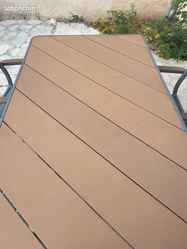 Table jardin + 4 chaises (image 3)