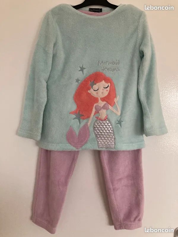 Pyjama sirène fille 10 ans Vêtements
