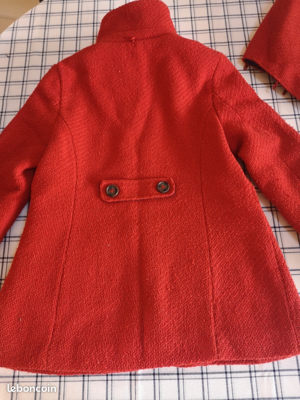 Manteau rouge Jodhpur (image 3)