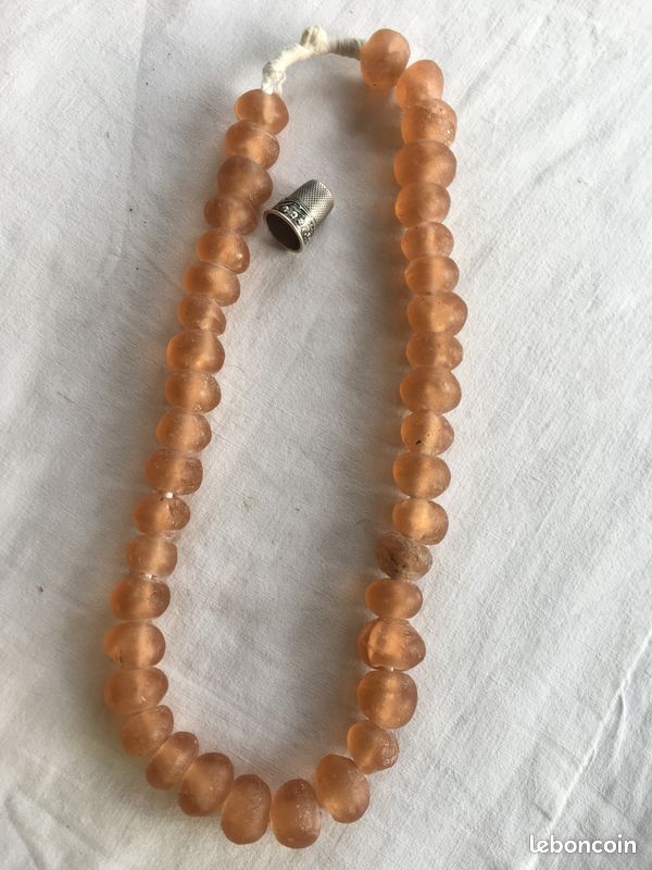 Collier Ethnique En Perles Du Burkina - Bijou Artisanal Africain - Marque Gribouille Import - Neuf Avec Étiquettes