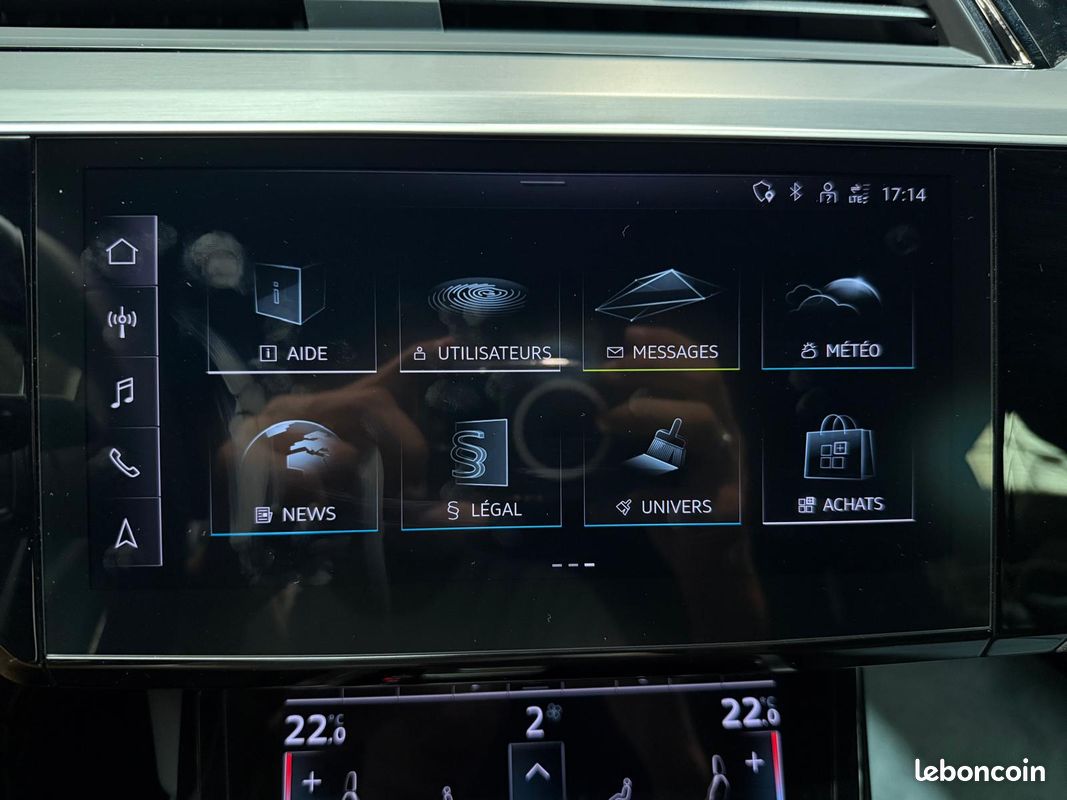 AUDI E-TRON 55 114KWH QUATTRO S LINE SIÈGES ÉLECTRIQUES CHAUFFANTS RÉGULATEUR ADAPTATIF CAMÉRa 360 (image 22)