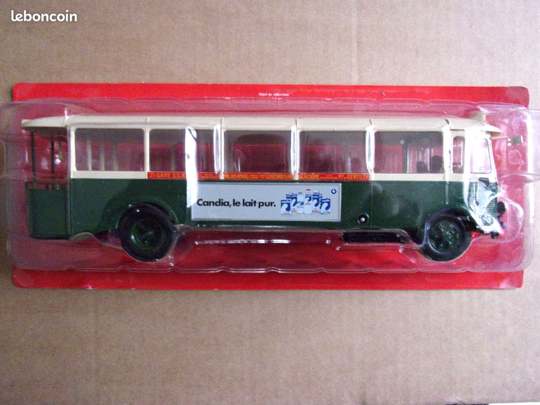 RENAULT TN4 H-BLA - Autobus de la RATP PARIS Ligne Montparnasse-Bastille - Année 1936 - Autobus Autocar du Monde - échelle 1/43 - Neuf en Boite d'origine - Réf. N° 115 - Collection