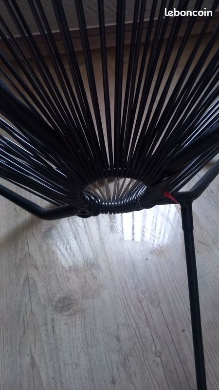 Fauteuil Fils Noir Neuf (image 3)