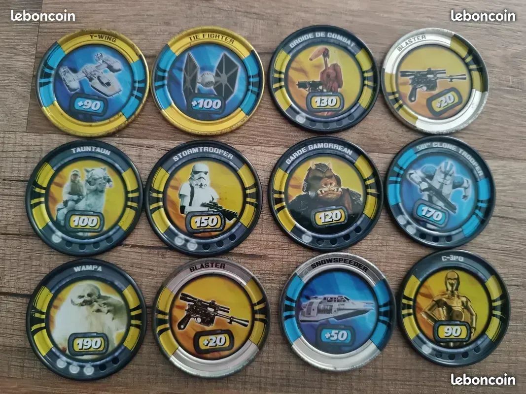 Jetons métalliques "Star Wars" (image 1)