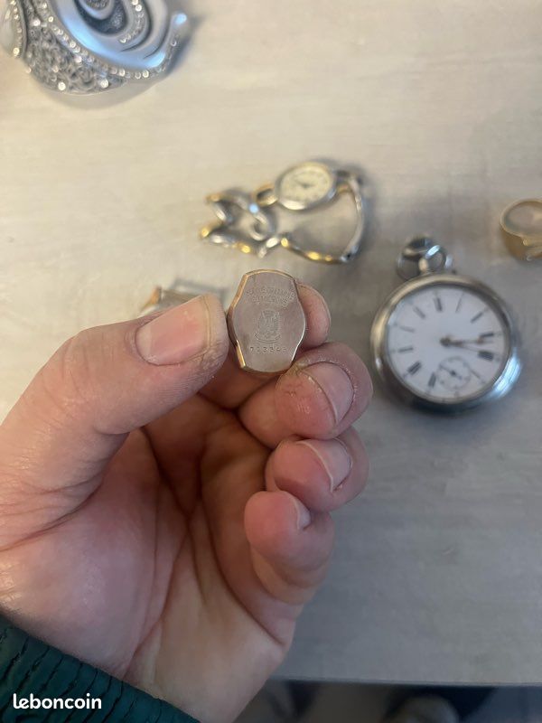 Lot De 5 Boîtiers De Montre à Gousset + 2 Boîtiers - Occasion - Acier, Aluminium, Bronze