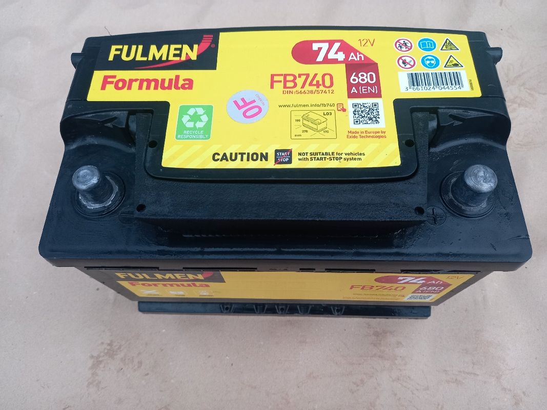 Batterie 12V - Fulmen Formula - 74 Ah - 680 A - L03