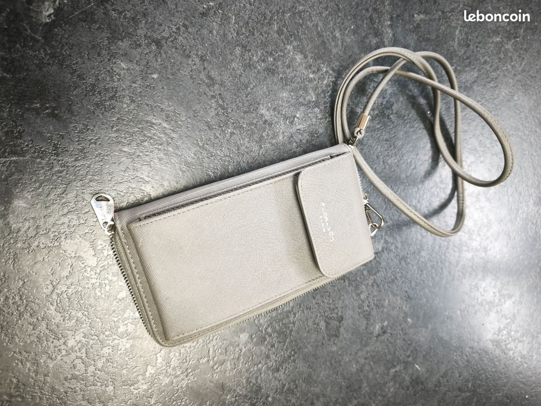 Pochette femme grise (image 1)
