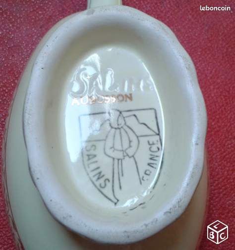Ancienne saucière en faïence de salins (image 2)