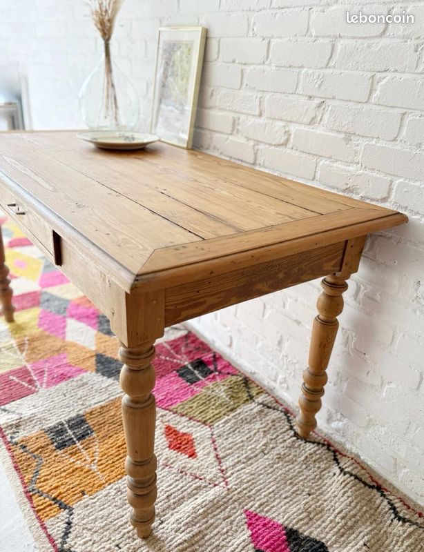 Ancienne table de ferme vintage (image 5)