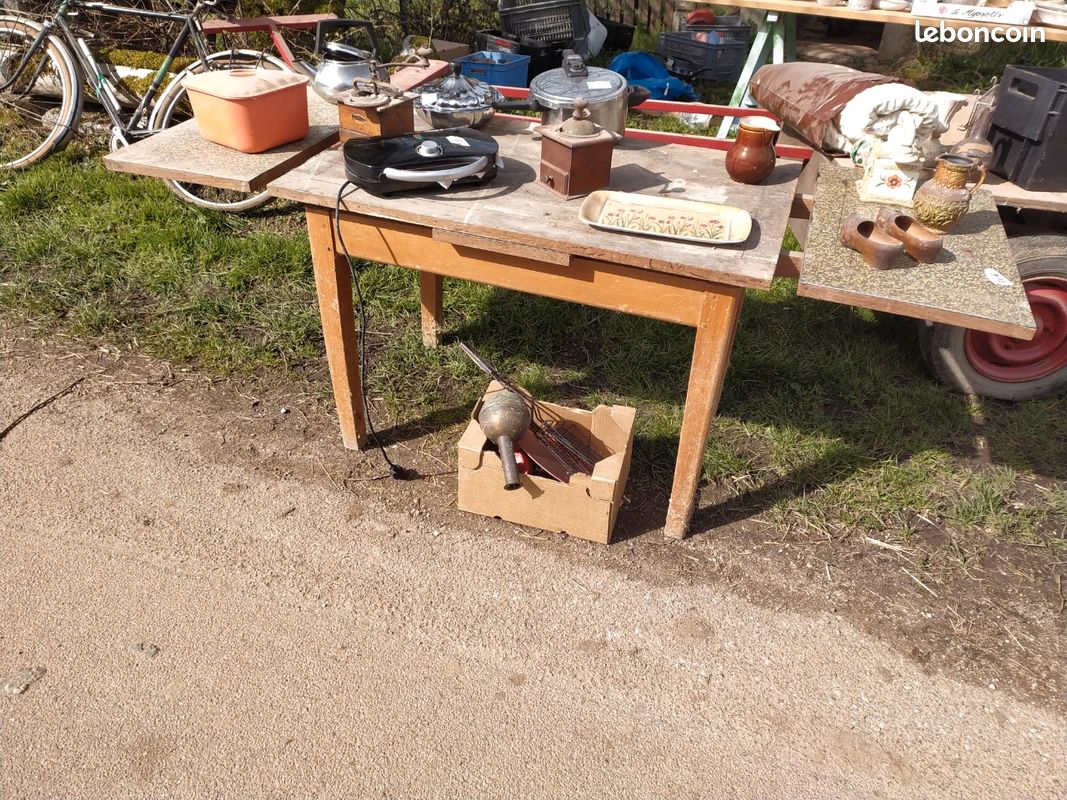 Petite table cuisine avec rallonge (image 1)