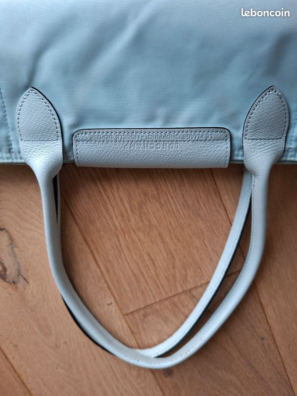 Sac cabas pliable Longchamp Bleu (image 9)