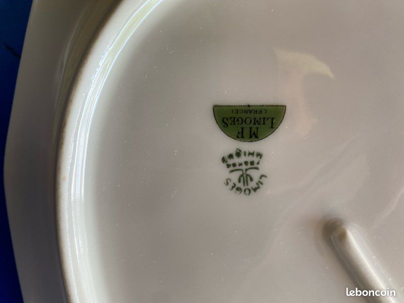 Lot de vaisselle ancienne en porcelaine de Limoge (image 5)