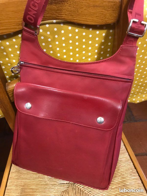 Sac Bandouli Sac Besace Longchamp Toile Sac Bandoulière Toile - Main Image