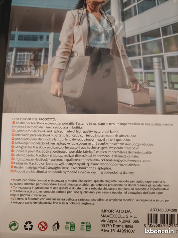Housse imperméable et Anti choc Pour PC Portable et tablette 15,6 pouces (image 4)