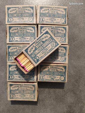 Ancienne Boîte D'allumettes SEITA – Régie Française – Collection Matchbox Vintage