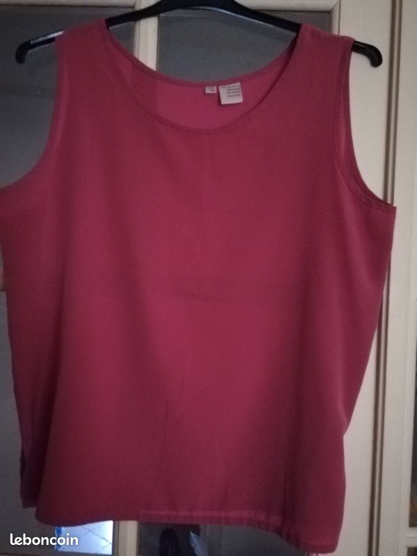 Haut, sans manches, rose (image 2)