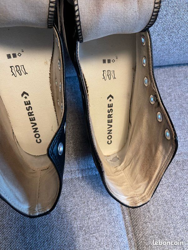 Converse montantes en cuir véritable /39 (image 8)