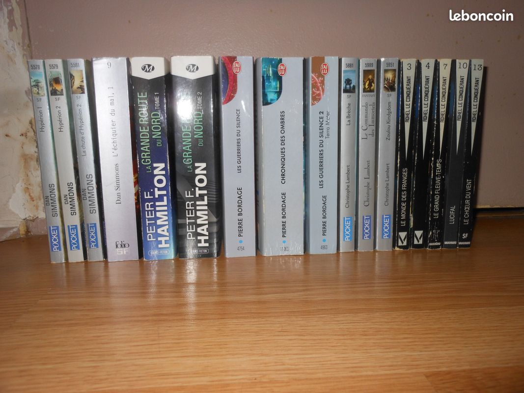 Livre de science fiction de Pierre Bordage ROHEL le conquérant - Peter F. Hamilton - Dan Simmons - Christophe Lambert (image 3)