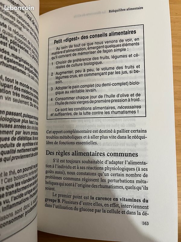 Livre ''Rhumatisme, Arthrose: La découverte du siècle'', R.Landis, Genève 1998 (image 11)