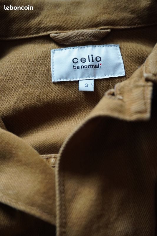 Veste de Travail Celio Marron / Camel - Surchemise Loose (Taille S / convient M) - Workwear (image 6)