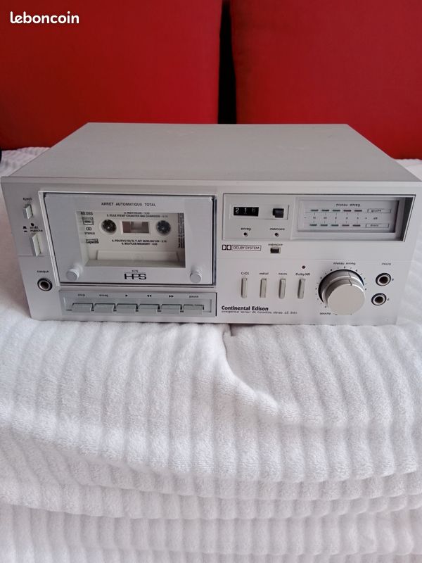 Lecteur enregistreur de cassette MC 8122 R-Player Continental Edison