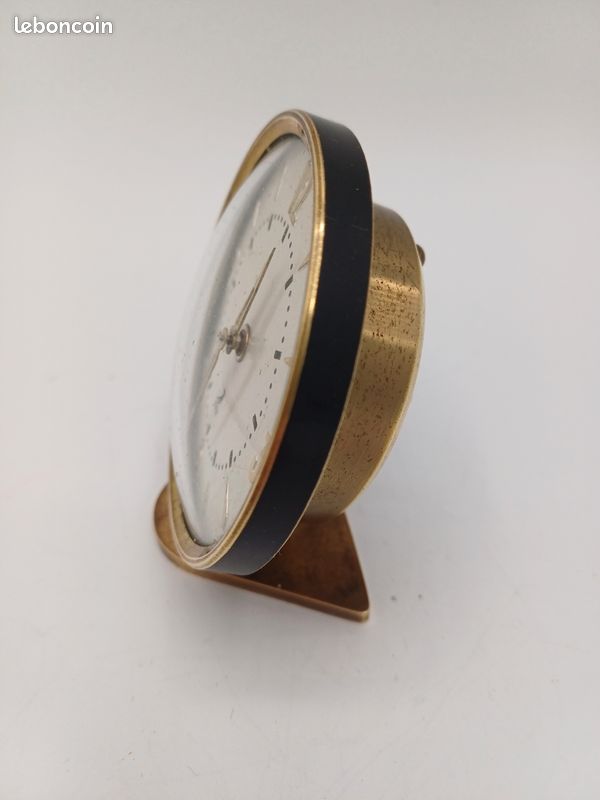 Réveil JAZ 11-J Clés Dorées - Mouvement Français Vintage, Pièce Détachée Ou Restauration