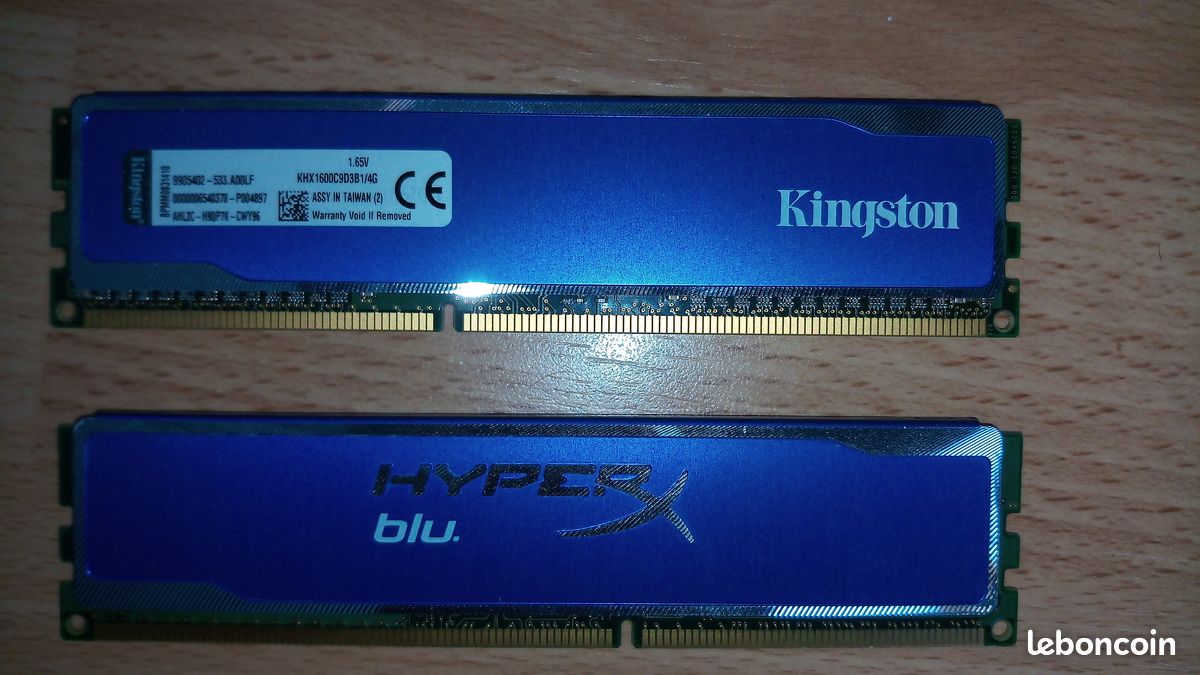 Khx1600c9d3b1 4g Kingston Hyperx Blu Ddr3 4gb Ddr3 1600mhz Hyperx
