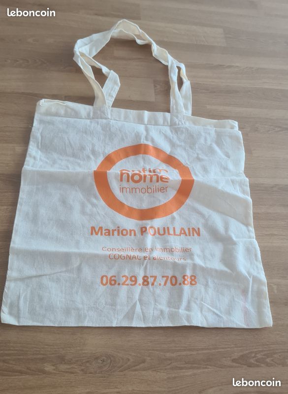Tote bag Poulain Hauteur 40 cm largeur 37 cm (image 3)