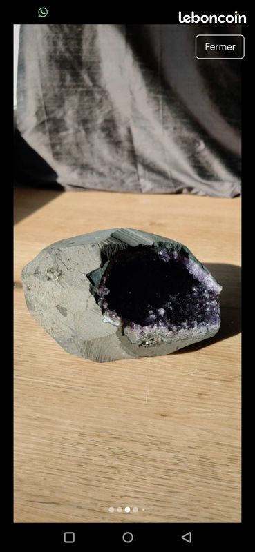 Améthyste Brute Du Brésil – 29,61 Carats, Violet, Naturel, Pièce Unique