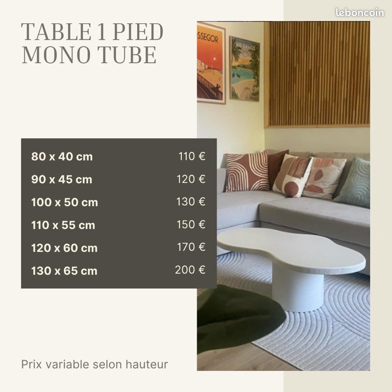 Table basse organic sur mesure (image 12)