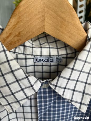 Chemise à Carreaux Manches Courtes Homme - Style Allemagne De L'Est Simson - Tête De Mort - Marque Spaß Kostet - Neuf étiqueté