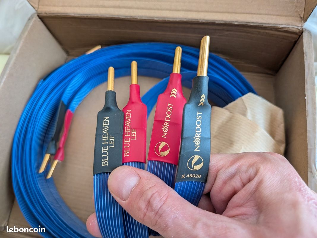 Nordost Blue Heaven câbles HP tout bananes 3m PRIX POUR NÉGOCIER (image 3)