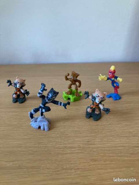 5 figurines Kinder Surprise Marvel + BPZ 2021 (image 1)