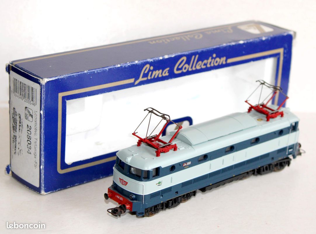 H0 Locomotiva elettrica E 444 La tartaruga Lima collector's rarity toy train TOP