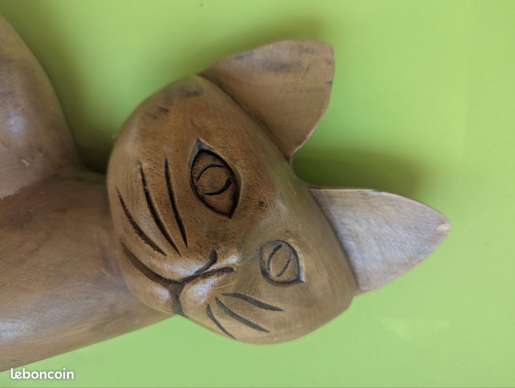Chat en bois (image 2)