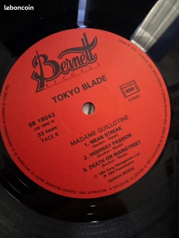 Tokyo Blade - Madame Guillotine (Vinyle) (image 7)