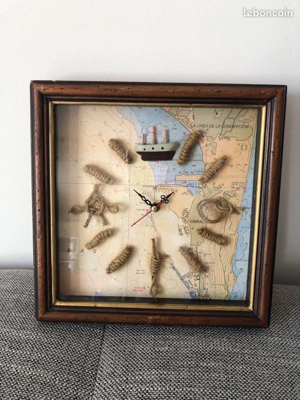 Horloge murale en bois (image 2)