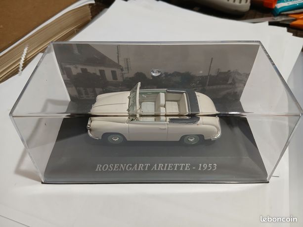 Maquette 1/43 Hotchkiss Anteor Cabriolet 1953 - Neuf, Couleur Bordeaux, Boîte Plexi