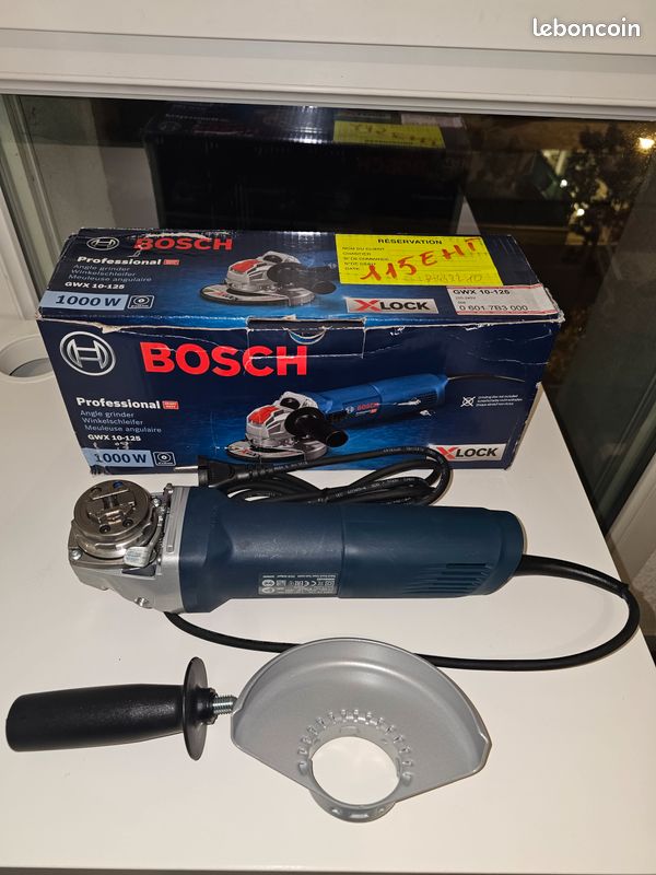 [NEUF] Meuleuse d'angle Bosch Professional GWX 10-125 X-LOCK (1000W - 125mm) (image 2)