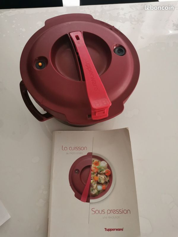 Cocotte Micro Minute Tupperware - Autocuiseur Micro-ondes Avec Livre, Notice Et Sac