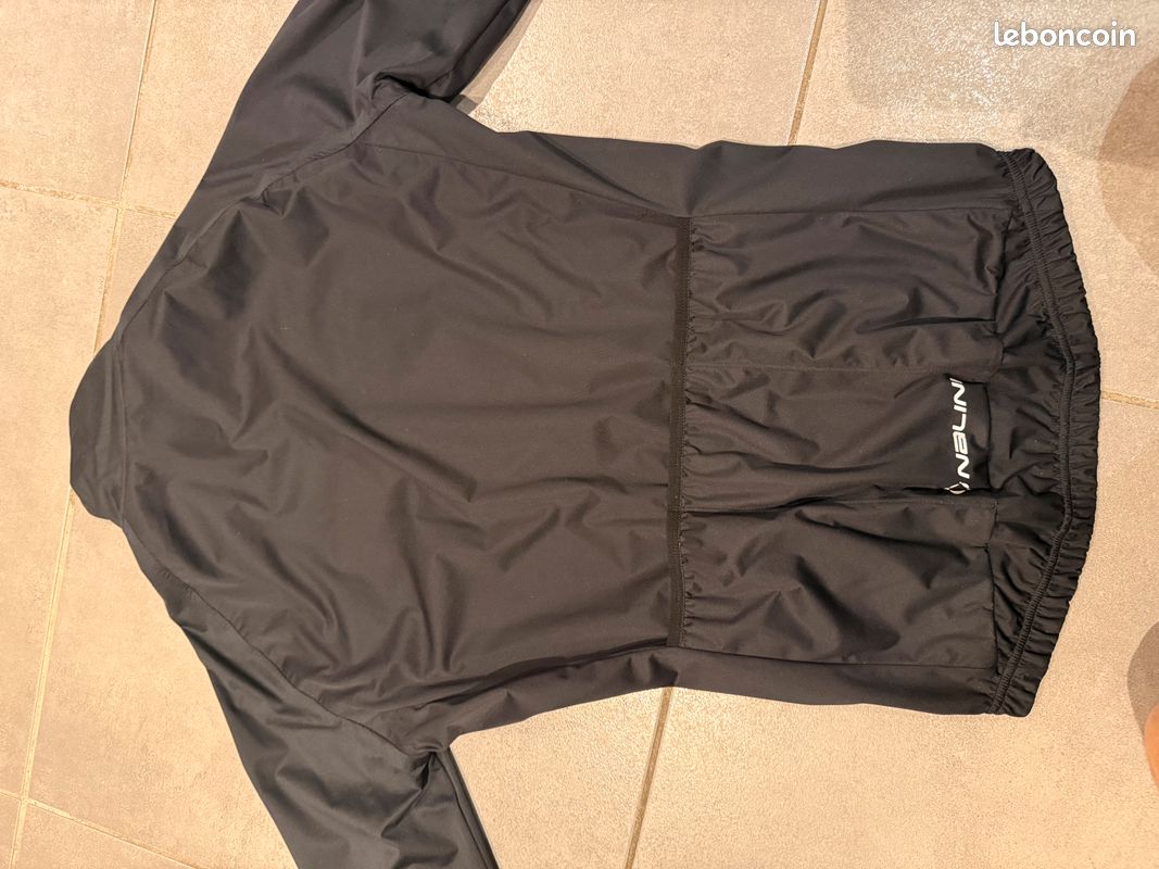 Veste Cyclisme Nalini Noir Homme Taille L - Occasion En Très Bon état, Polyester Léger