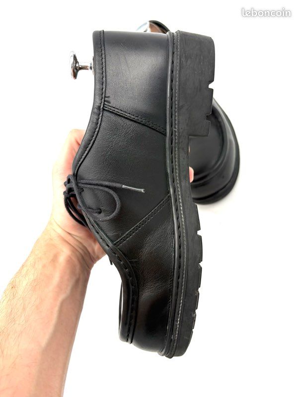 Derbies Bourget Parachoc Femme Cuir Noir 5UK – 38FR 🇫🇷 (image 9)