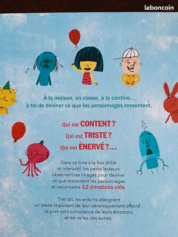 Le livre des EMOTIONS (Ed. Milan) (image 4)