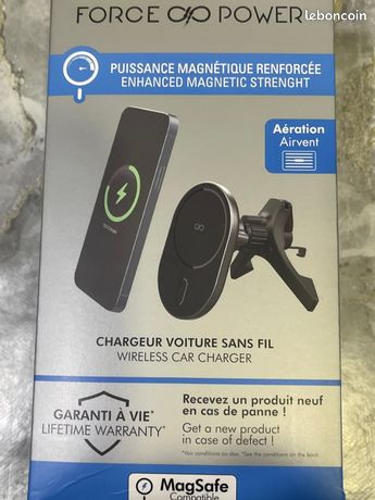 Supporto Telefono Auto A Induzione Force Power – Compatibile MagSafe – 15W – Nero