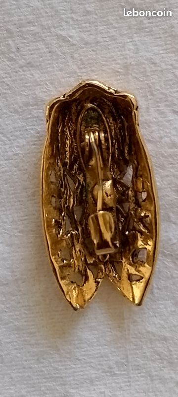 MARON GODART Pars Broche Cgale Ou Art Déco vntage Or Résne