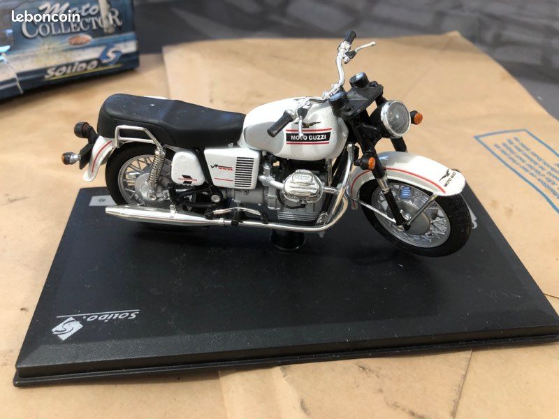 Collection 1/18 – Figurine Moto Guzzi 850 V7 Special 1971 – Joe Bar Team – RARE