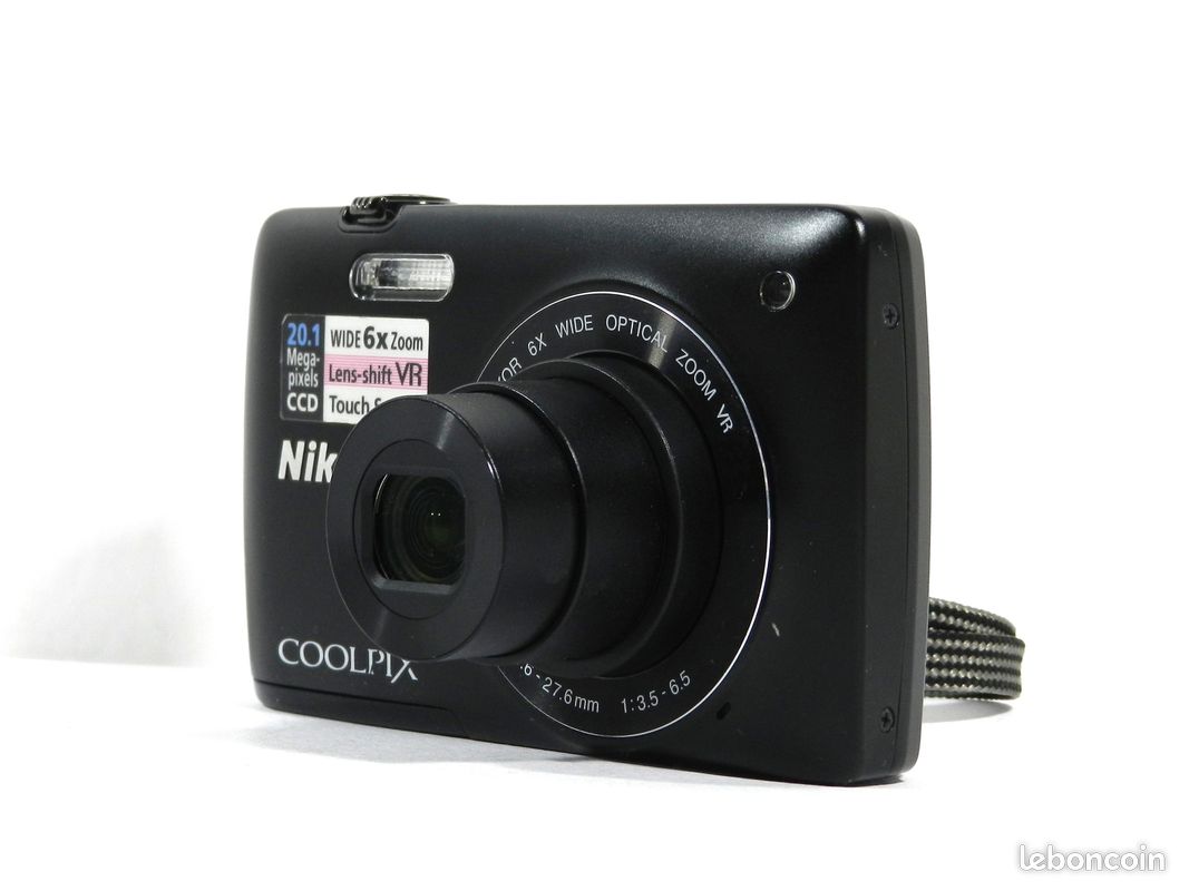 Appareil Photo Numérique Vintage Nikon Coolpix L4 - 4MP - Japon 2006 - Occasion Fonctionnel