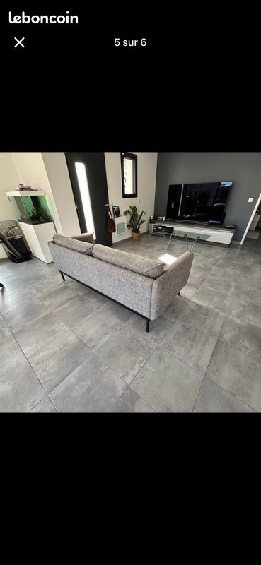 Canapé gris IKEA 3 places (image 4)