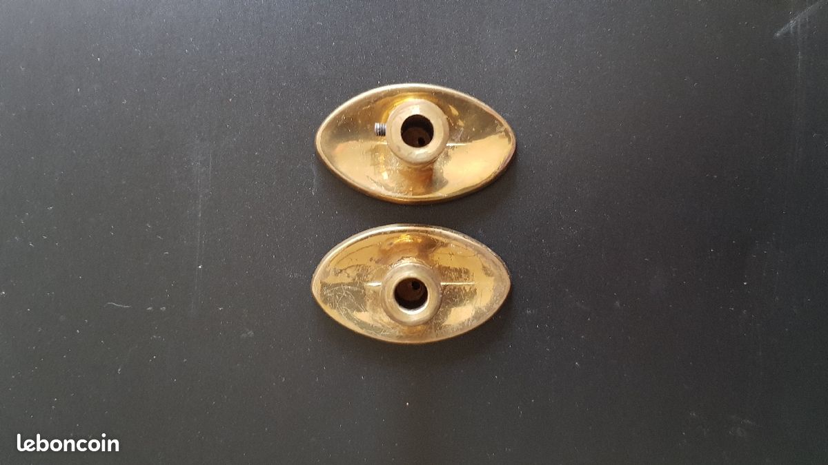 Paire de poignées de porte en bronze (image 3)