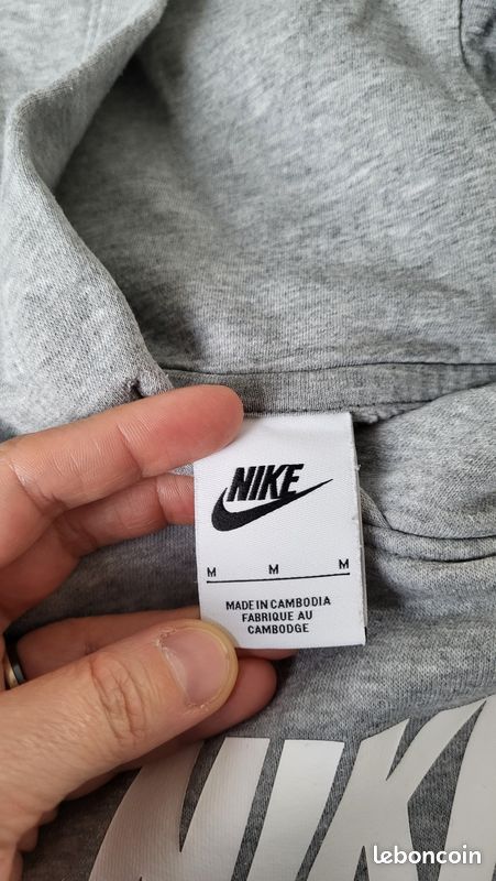 Sweat à capuche Sportswear Club Fleece Nike pour femme gris M